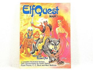 Elfquest Book 1 By Wendy & Richard Pini Pb 1981 Vg,  