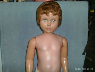 1959 Vintage 34 In.  Vinyl/ Plastic/ Jointed Horsman Doll