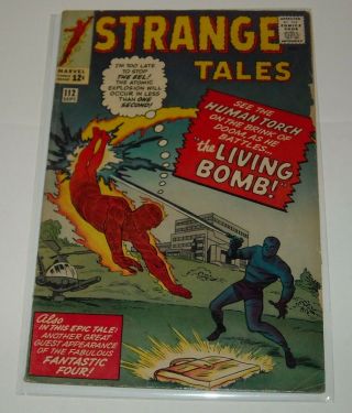 Key 1963 Marvel Strange Tales 112 The Eel Origin 1st Appearance Below Guide