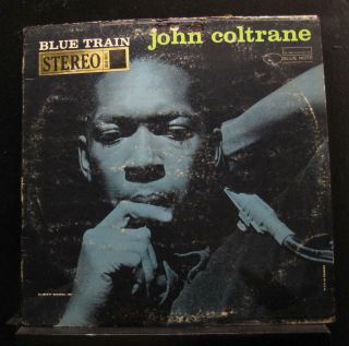 John Coltrane - Blue Train Lp Vg,  Bst 1577 1960 Stereo Vinyl Record