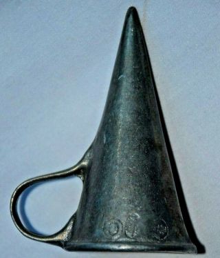 Antique Pewter Candle Snuffer Made In Usa