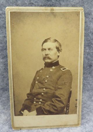 Vintage Civil War Period Cdv Of Union General John Buford Gettysburg