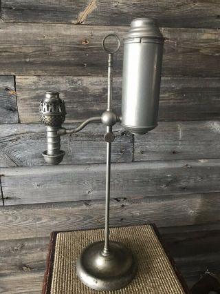 Vintage Manhattan Brass Company Student Lamp Kerosene Lamp