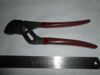 Vintage " S - K " Slip Joint Channellock Tongue & Groove Pliers 6.  5 " Red Handle