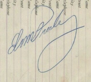 Elvis Presley Signed Cut Late 1950s Autograph With Jsa Full Letter Loa/coa