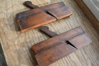 Antique John Moseley & Son 10 Wood Molding Planes 5/8 " Convex & Concave,  W/blade