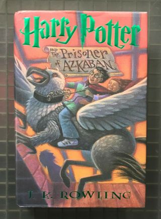 JK Rowling Signed HARRY POTTER & THE PRISONER OF AZKABAN Book Autograph JSA LOA 3