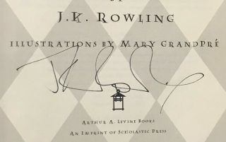 JK Rowling Signed HARRY POTTER & THE CHAMBER OF SECRETS Book Autograph JSA LOA 2