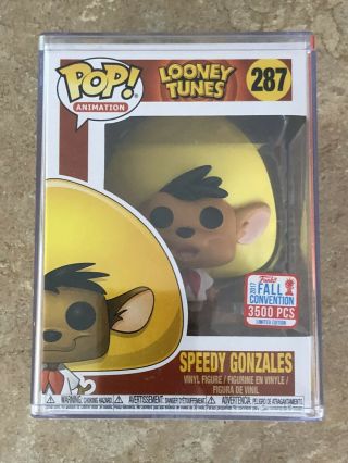 Funko Pop Looney Tunes Speedy Gonzales 2017 Nycc Exclusive Le 3500