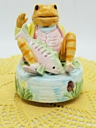 Beatrix Potter Music Box - Mr Jeremy Fisher - Down by the Old Mill Stream Schmid 2
