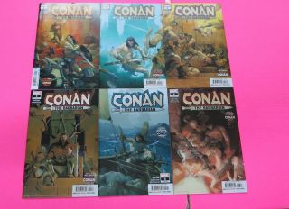 Conan The Barbarian 1,  2,  3,  4,  5,  6,  7,  8,  9,  10,  11 Comic Marvel 2019 Aaron 1st Prints