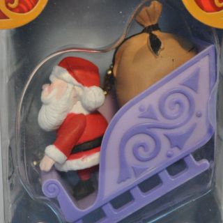 Santa & Sleigh - Rudolph The Red Nosed Reindeer - Clip On - Keychain - 2015 2