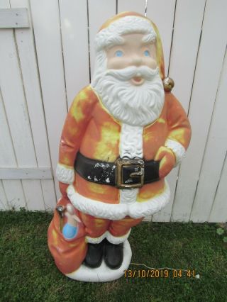 Vintage 5 Foot Blowmold Santa