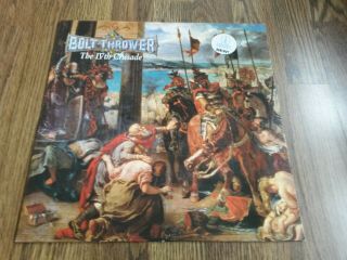 Bolt Thrower - The Ivth Crusade Lp 1992 A1 B1 Earache Records