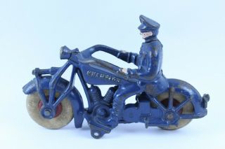 Fantastic Vintage Champion Cast Iron 7 Inch Motorcycle