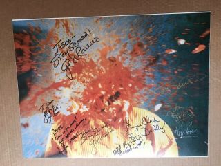 Signed Dawn Of The Dead 1983 Poster George A.  Romero Tom Savini Ken Foree & More