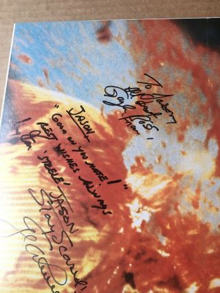 SIGNED Dawn Of The Dead 1983 POSTER George A.  Romero Tom Savini Ken Foree & more 3
