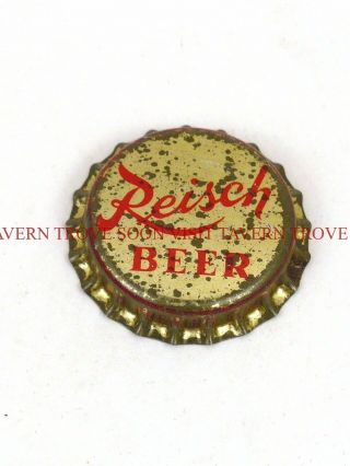 1950s Reisch Springfield Illinois Beer Cork Crown Tavern Trove