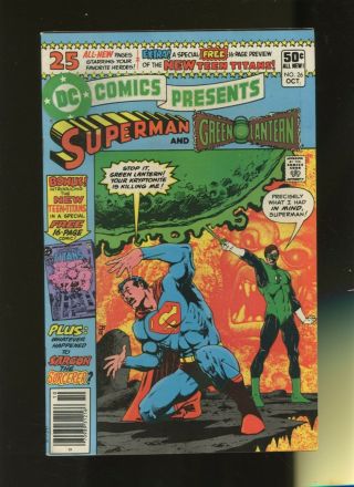 Dc Comics Presents 26 Fn 6.  0 1 Book 1st Cyborg,  Raven & Starfire Titans 1980