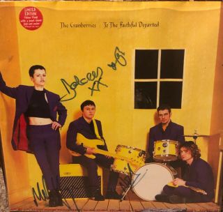 To The Faithful Departed Album Autographed By The Cranberries.  No Scratches.