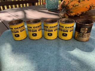 Vintage John Deere Oil Cans