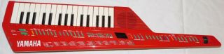 Vintage Yamaha Shs - 10r Red Keytar Fm Digital Keyboard W/ Strap -