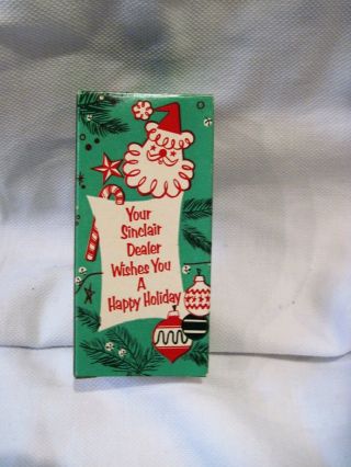 Vintage Sinclair Petrolieum Christmas Gift Candy Box