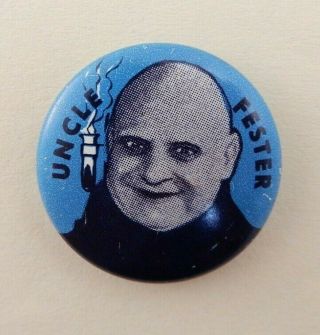 Fine 1964 Filmways Green Duck Addams Family Pins Blue Uncle Fester