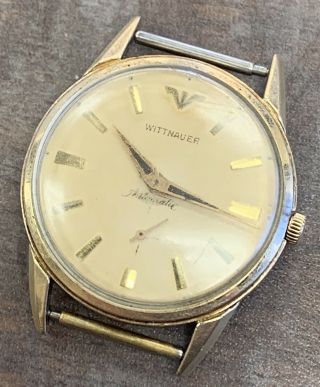 Witnauer Automatic 10k Gold Filled Mens Wrist Watch Vintage