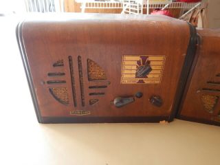 Antique 1940’s Flash - A - Call Vintage Intercom Radio Model 204n With 1 Remote Unit