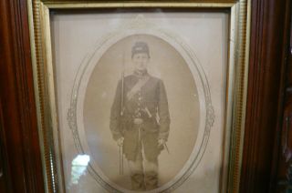 Large Antique Civil War Union Soldier Photo