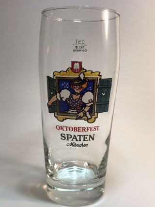 Spaten Oktoberfest Muchen Germany.  5l Lager/pilsner Glass