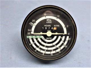Vintage Vdo Tachometer - Speedometer Guage - Tractor - John Deere 0034