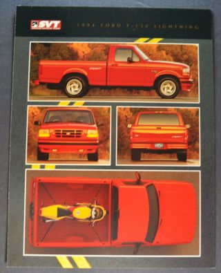 1994 Ford Svt F - 150 Lightning Pickup Truck Brochure Sheet 94