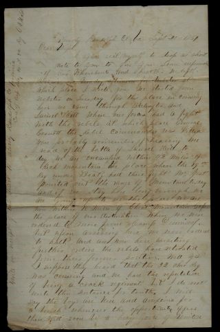Civil War Letter - 32nd Ohio Infantry Ref 
