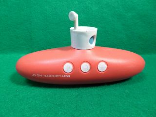 Vintage Avon Naughty - Less Submarine Boat Bubble Bath Bottle