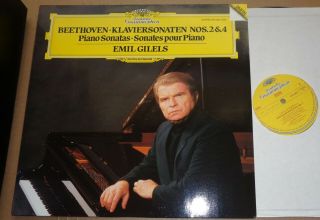 Emil Gilels Beethoven Sonatas No.  2 & 4 - Dg Digital 415 481 - 1