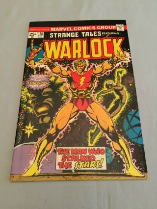 Marvel Comics Strange Tales 178 1975 Warlock Begins 1st App Magus Starlin Vf -