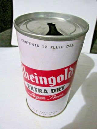 1963 Rheingold Extra Dry - [zip Tab] - Steel Beer Can - [read Description] -