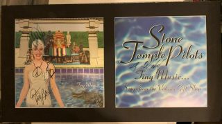 Stp Stone Temple Pilots Scott Weiland,  3 Signed Poster Flat Psa/dna Y01653