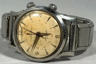 Vintage Croton Nivada Grenchen Waterproof Alert Mechanical Men’s Watch -