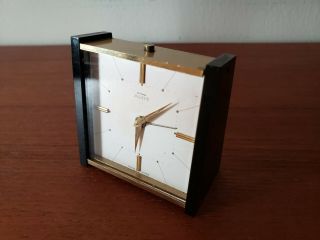 Rare Art Deco Swiss Made Fully Cyma Amic Travel Alarm Clock 11 Jewels