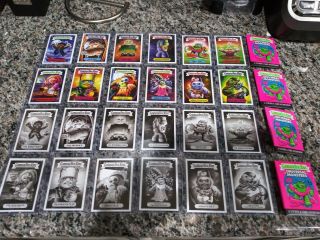 Sdcc 2019 Garbage Pail Kids Universal Monsters Complete Set Pack Fresh