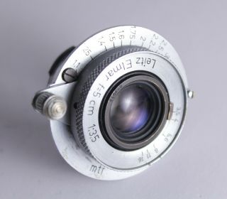 Rare Leitz Wetzlar F/3,  5 50mm Lens Leica Ltm L39 M39 Sn.  673927 Vintage