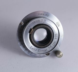 rare Leitz Wetzlar F/3,  5 50mm Lens Leica LTM L39 M39 Sn.  673927 vintage 2