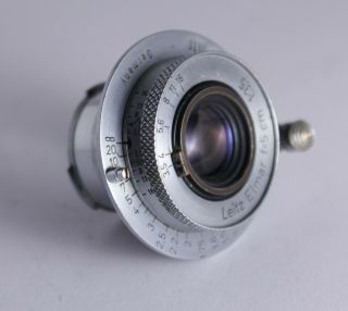 rare Leitz Wetzlar F/3,  5 50mm Lens Leica LTM L39 M39 Sn.  673927 vintage 3