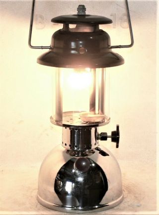 Austramax 3/300 Kerosene Pressure Lantern,  Seals,  No Dents,  Burns Good