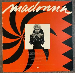 Madonna Into The Groove Everybody RARE PROMO 12 