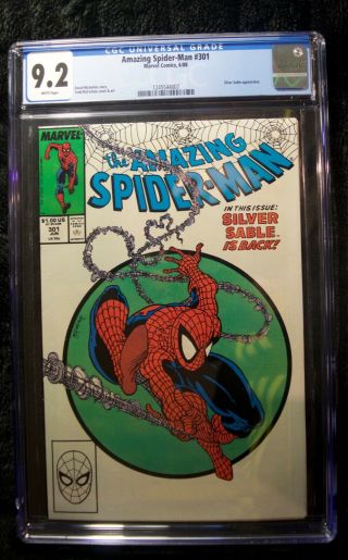Spider Man Vol 1 301 Cgc 9.  2