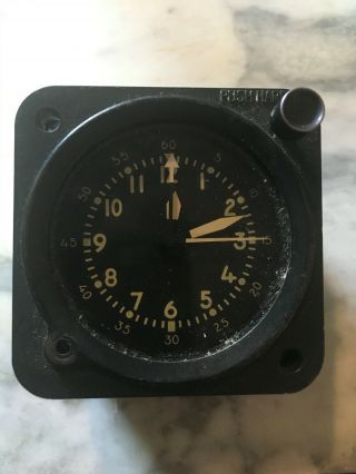 Aircraft Chronograph Clock Aerosonic Corporation Clearwater Florida